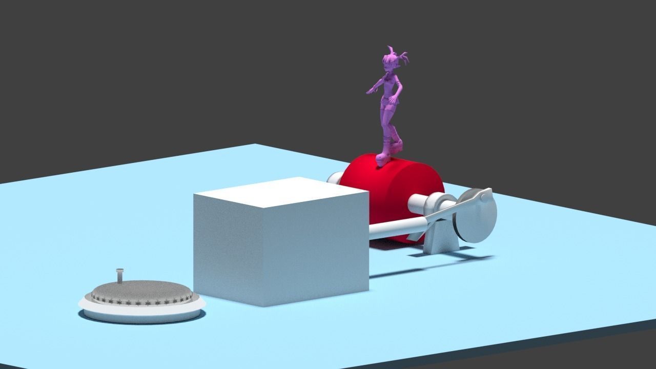 3d Rendering Animation Low-poly 3D model_70