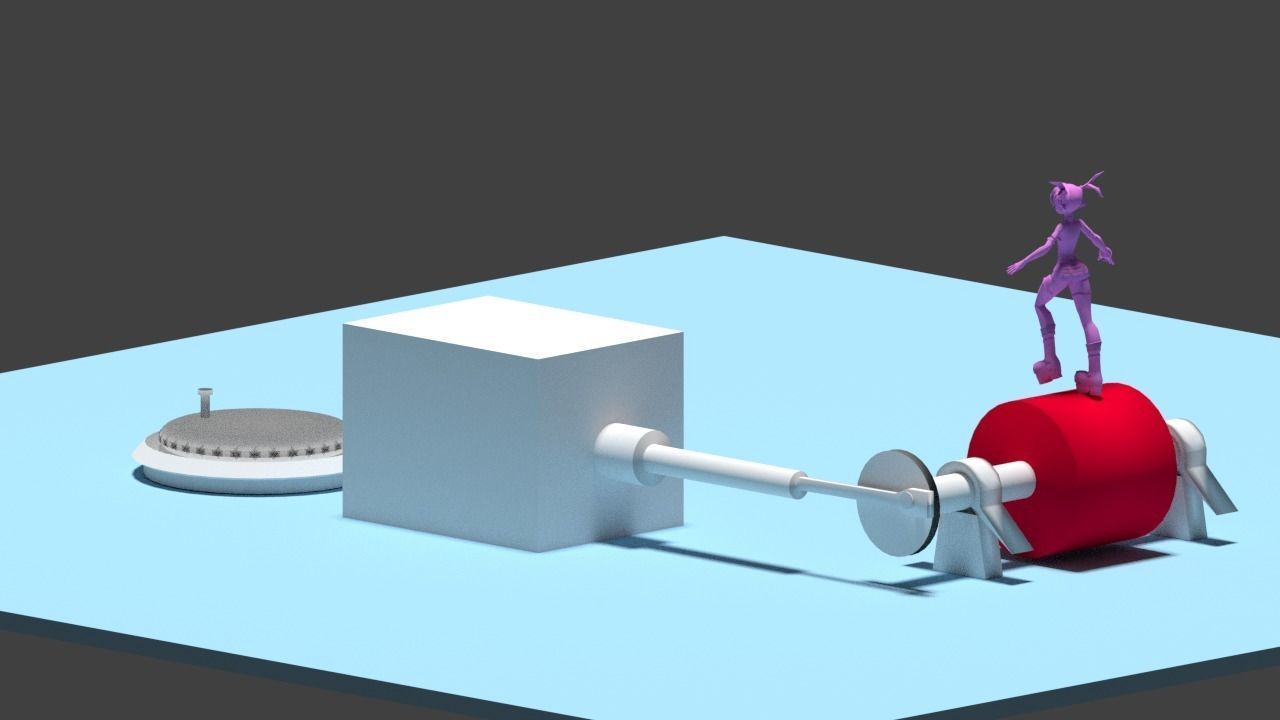 3d Rendering Animation Low-poly 3D model_32