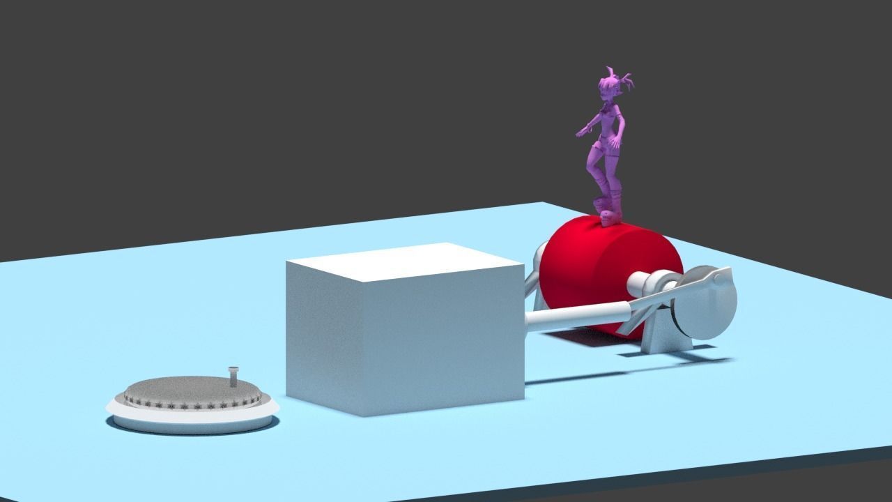 3d Rendering Animation Low-poly 3D model_9