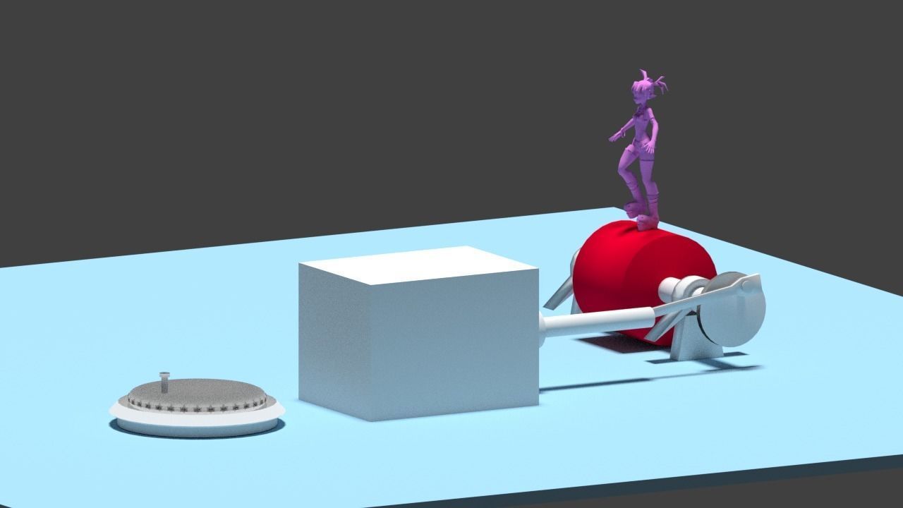 3d Rendering Animation Low-poly 3D model_10