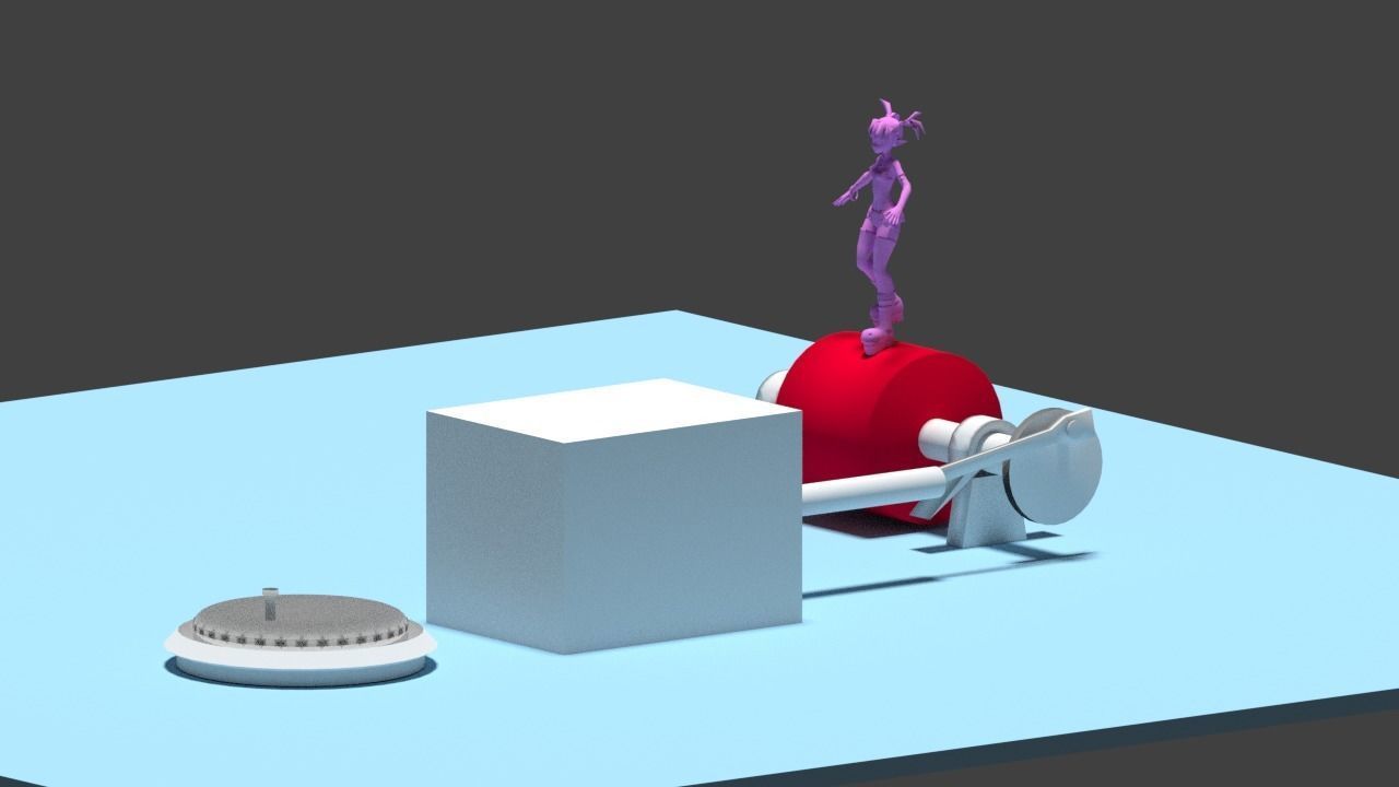 3d Rendering Animation Low-poly 3D model_72