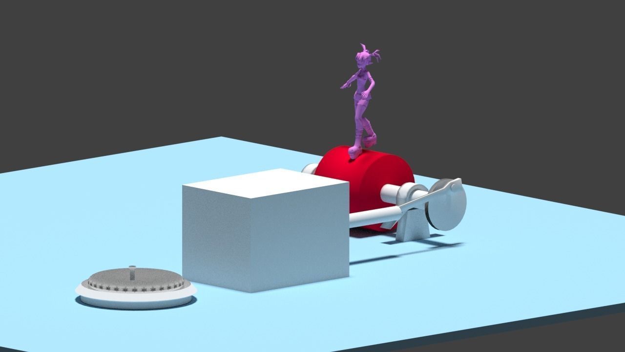 3d Rendering Animation Low-poly 3D model_2