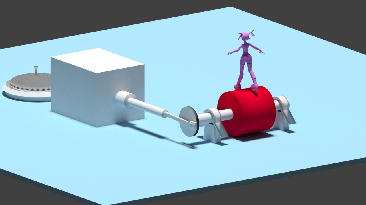 3d Rendering Animation Low-poly 3D model_42