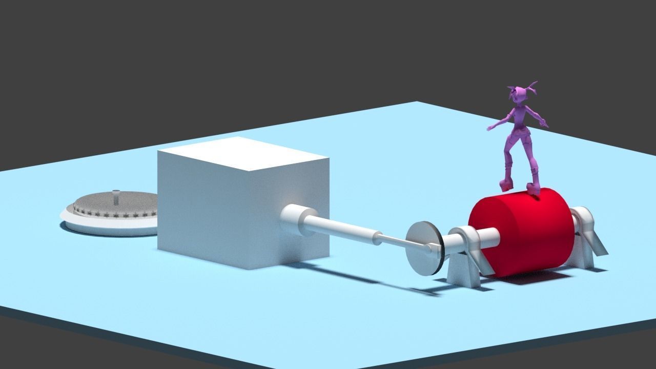 3d Rendering Animation Low-poly 3D model_102