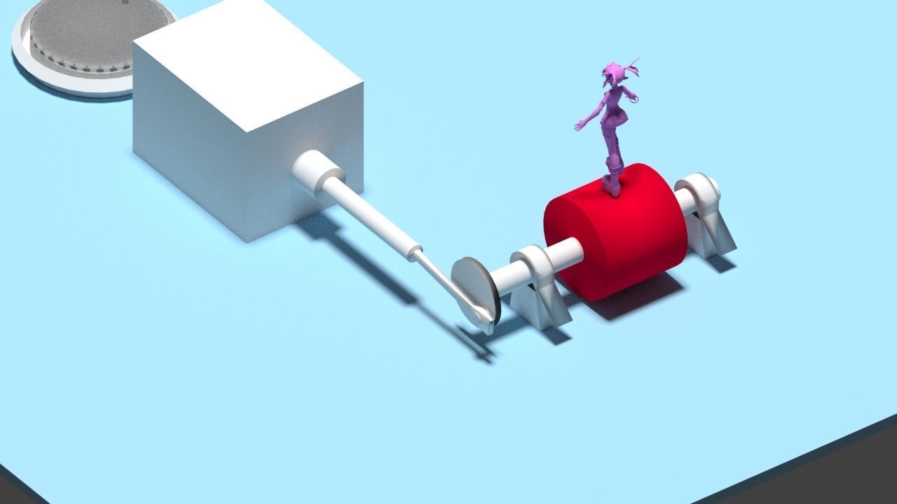 3d Rendering Animation Low-poly 3D model_116