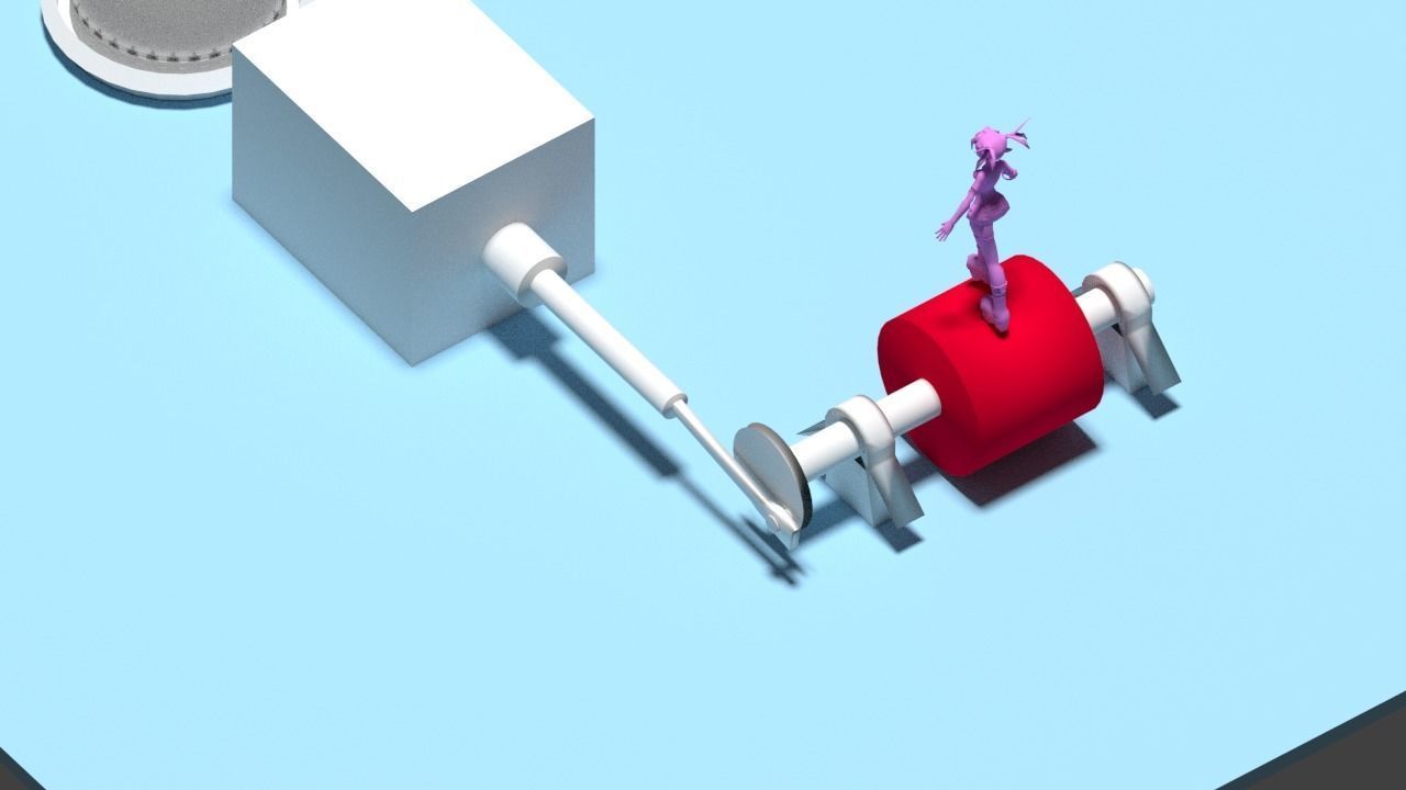 3d Rendering Animation Low-poly 3D model_54