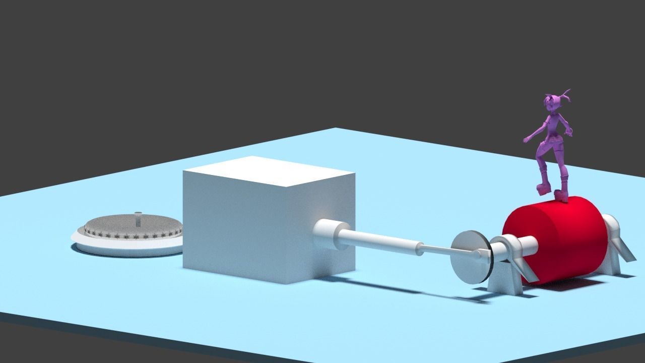 3d Rendering Animation Low-poly 3D model_97