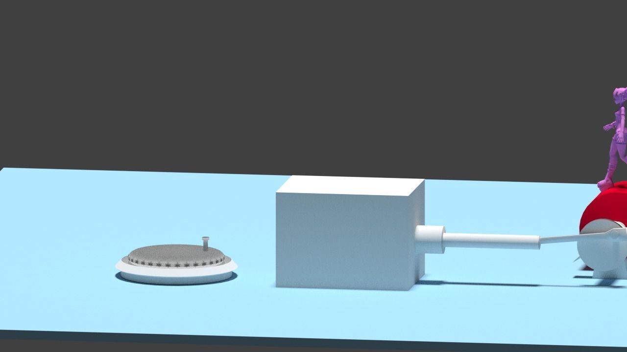 3d Rendering Animation Low-poly 3D model_23