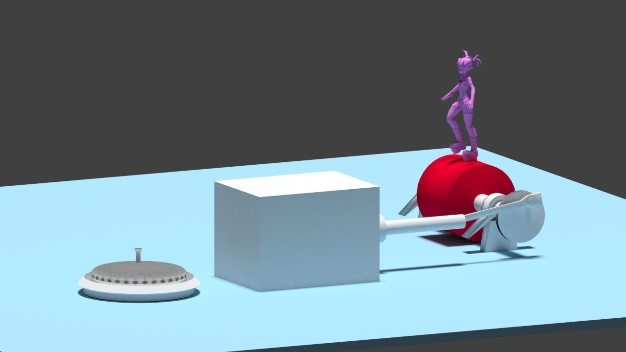 3d Rendering Animation Low-poly 3D model_76