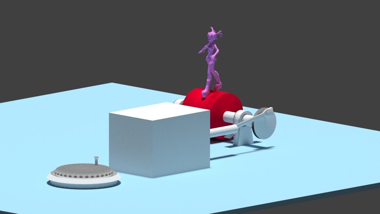 3d Rendering Animation Low-poly 3D model_65