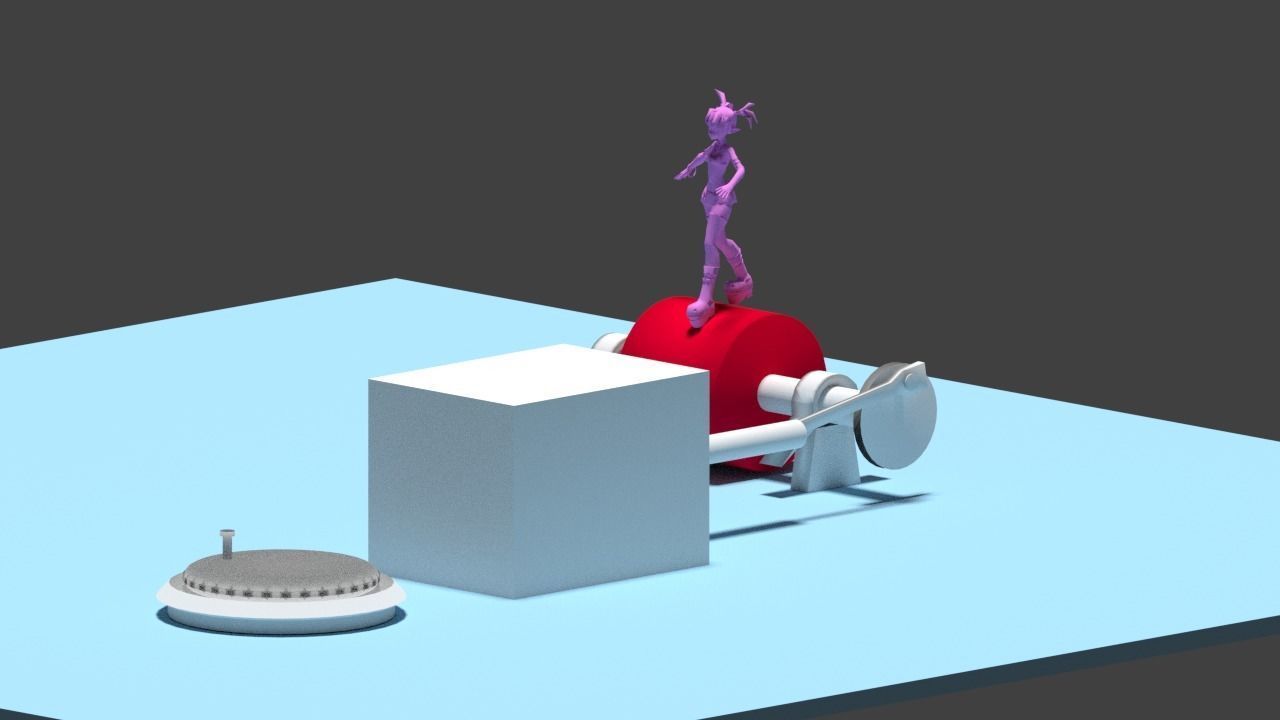 3d Rendering Animation Low-poly 3D model_66