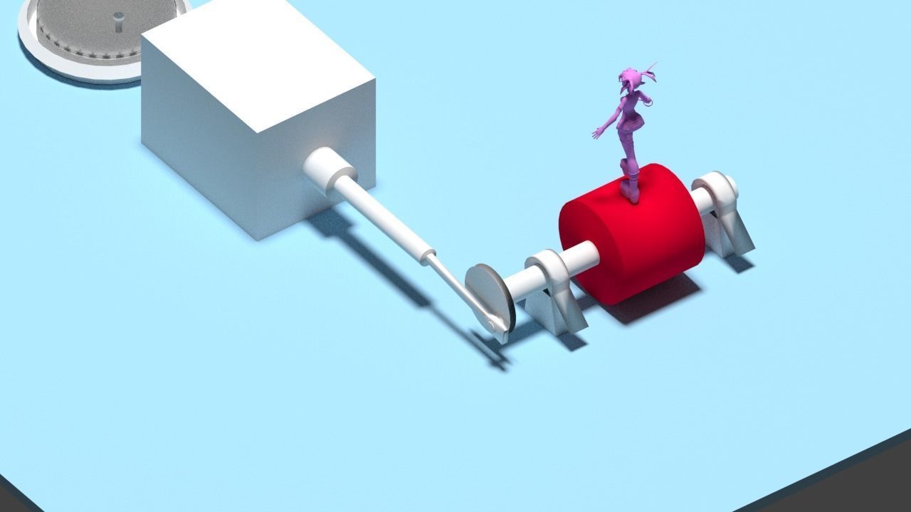 3d Rendering Animation Low-poly 3D model_117