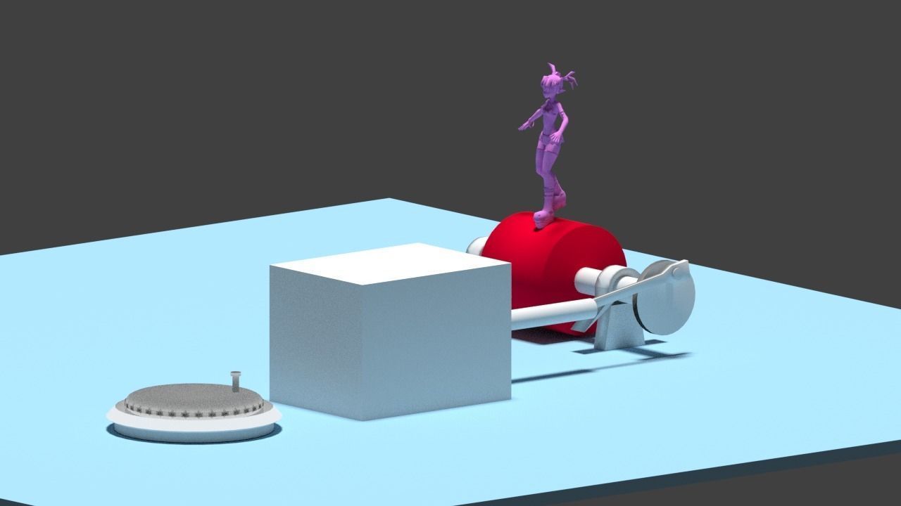 3d Rendering Animation Low-poly 3D model_71