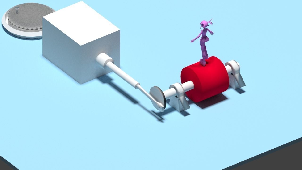 3d Rendering Animation Low-poly 3D model_50