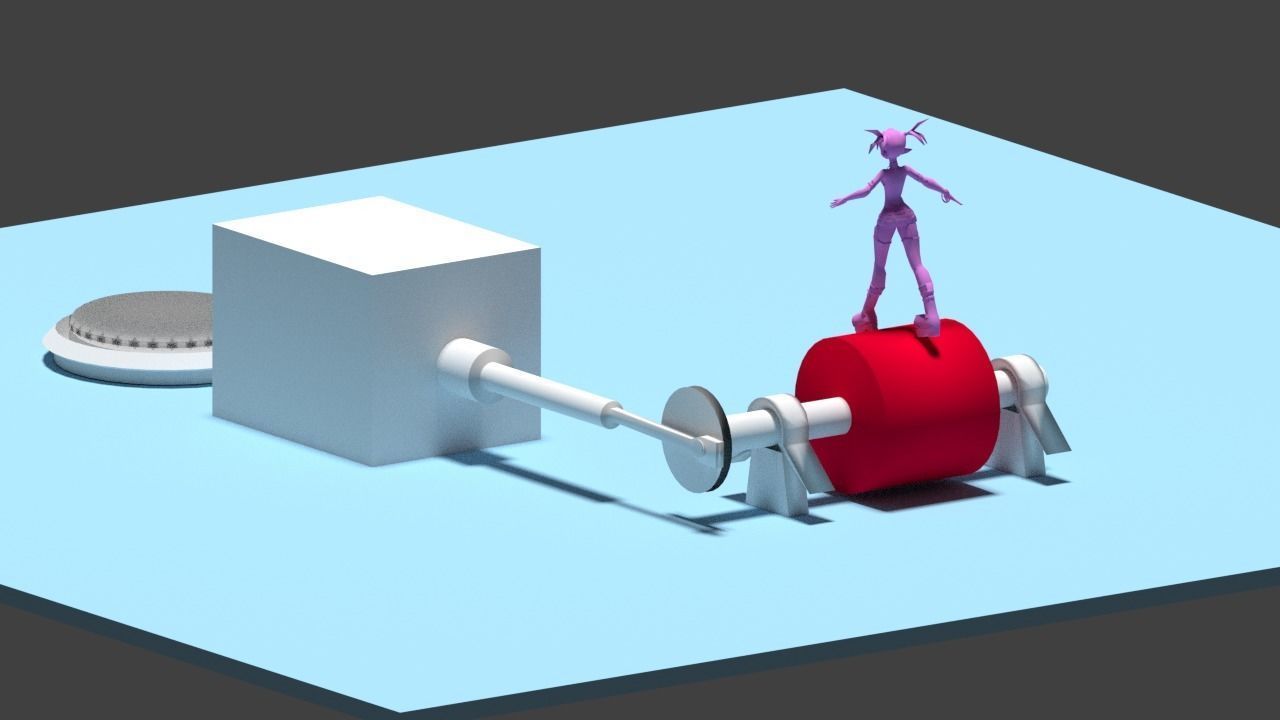 3d Rendering Animation Low-poly 3D model_105