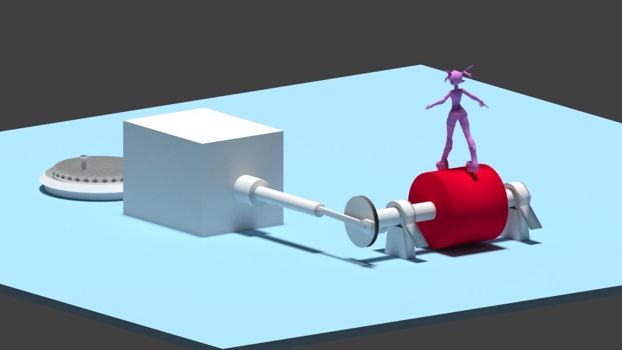 3d Rendering Animation Low-poly 3D model_38