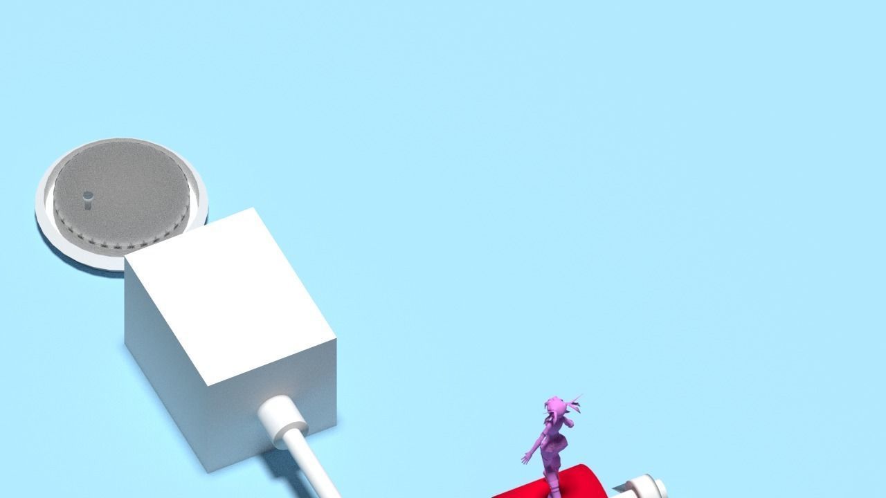 3d Rendering Animation Low-poly 3D model_64