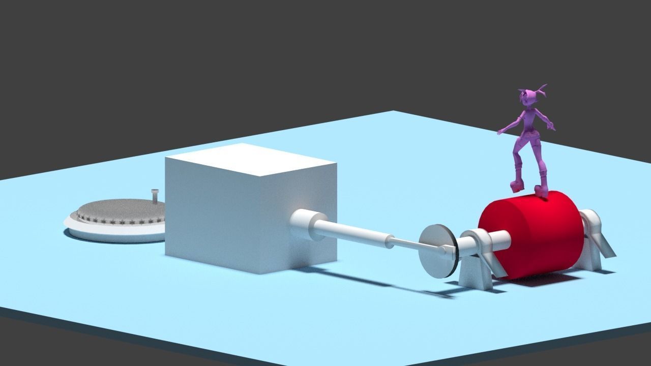 3d Rendering Animation Low-poly 3D model_34