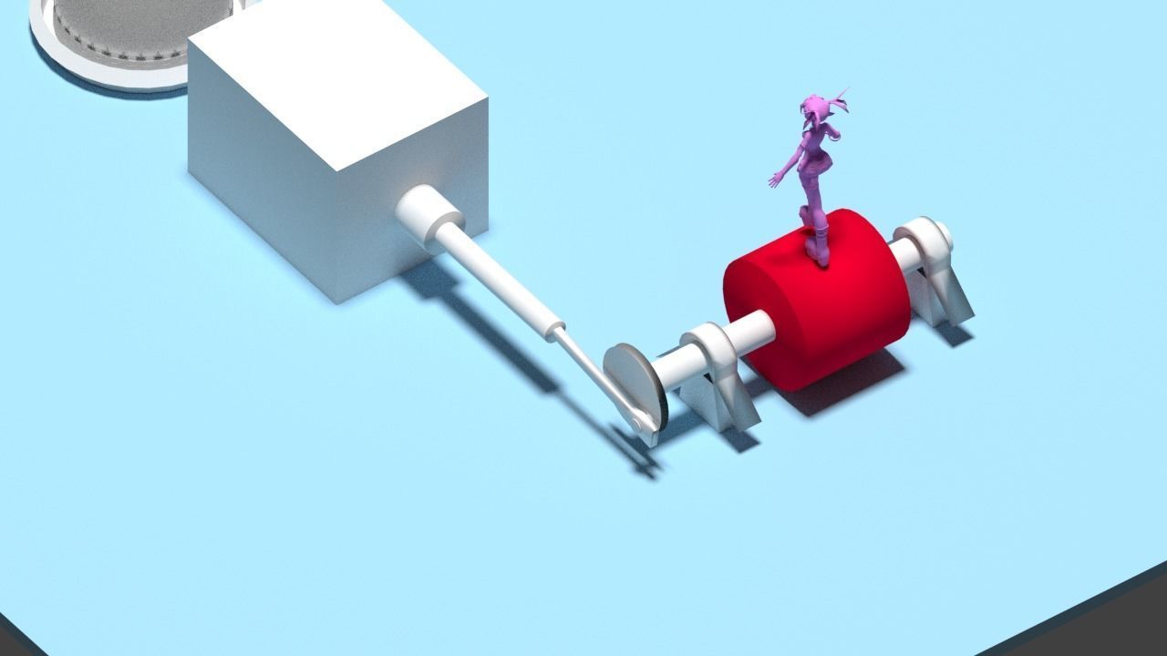 3d Rendering Animation Low-poly 3D model_118