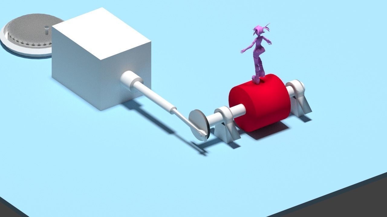 3d Rendering Animation Low-poly 3D model_49