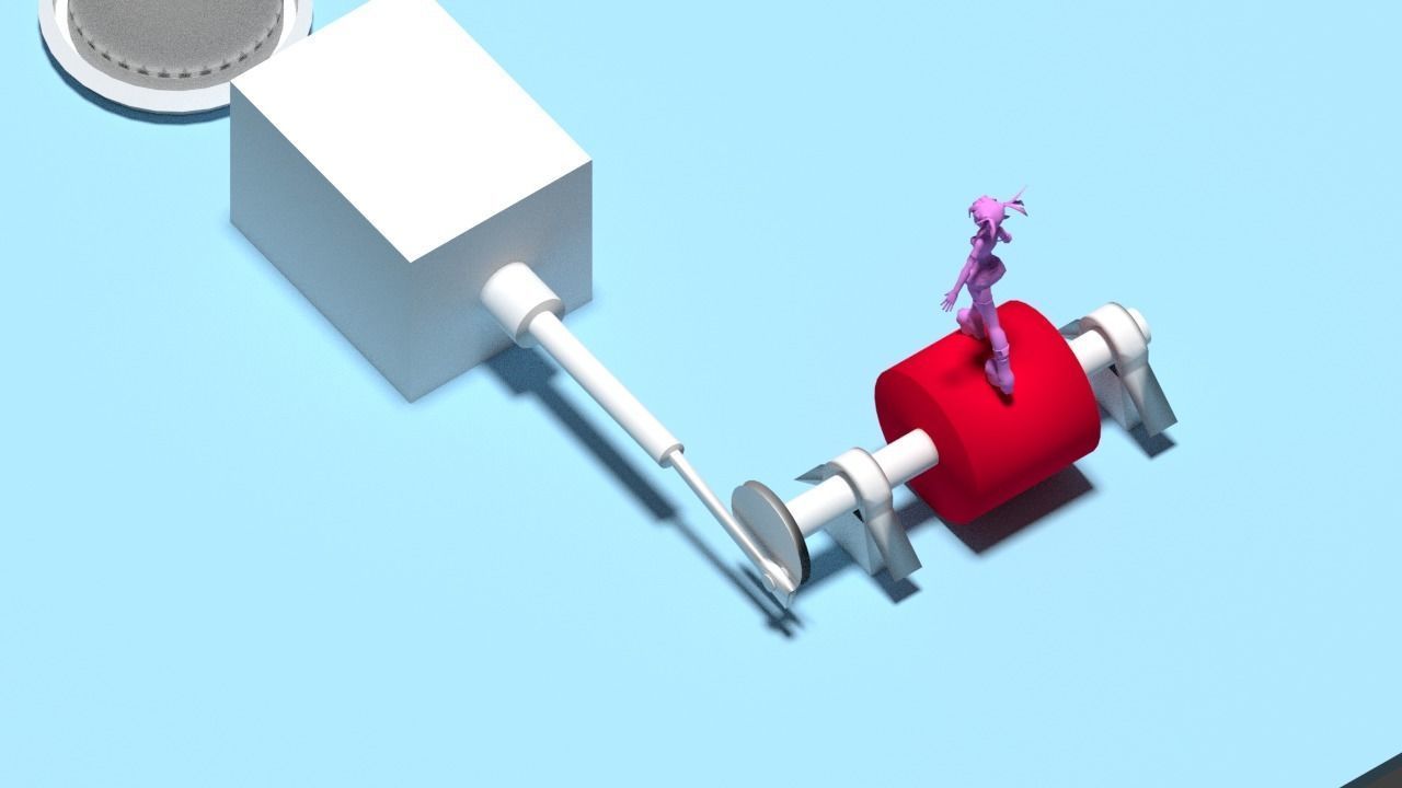 3d Rendering Animation Low-poly 3D model_122