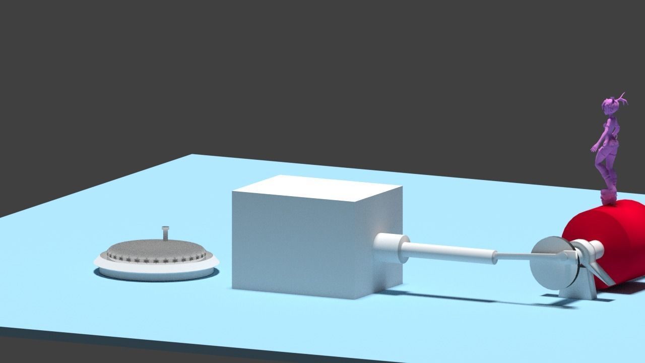 3d Rendering Animation Low-poly 3D model_28