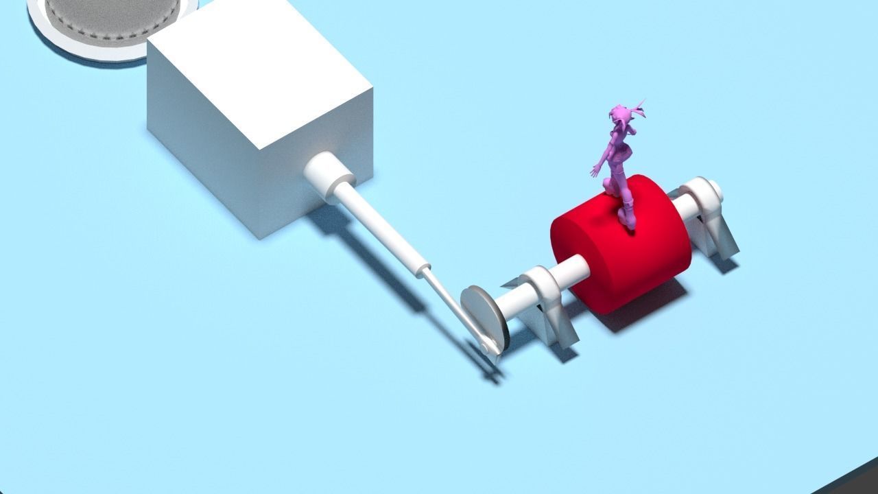 3d Rendering Animation Low-poly 3D model_55