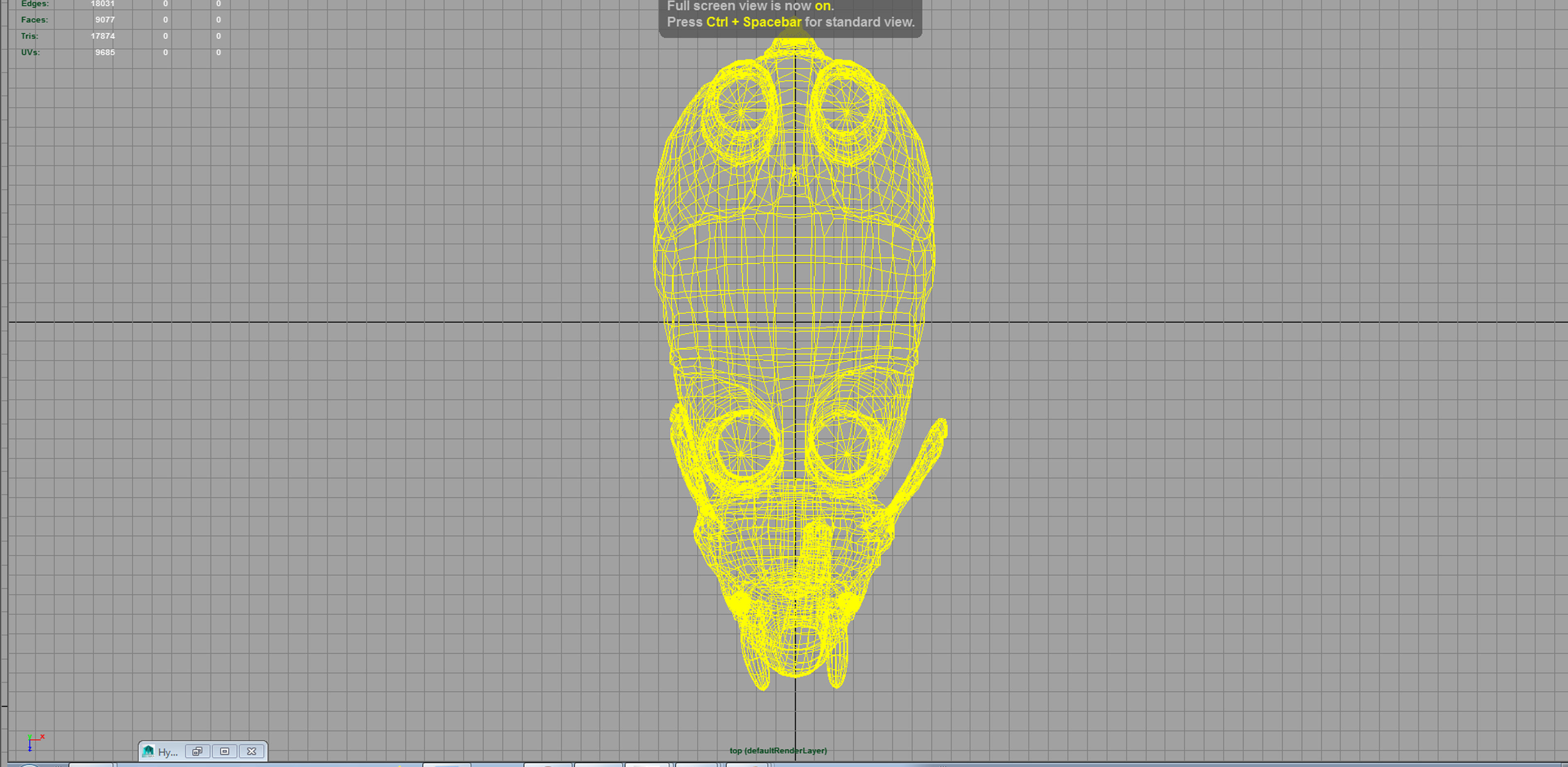 asian elephant 3d rig model 3D model_3