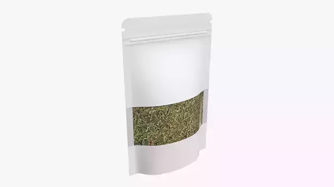 Plastic food bag pouch with tea