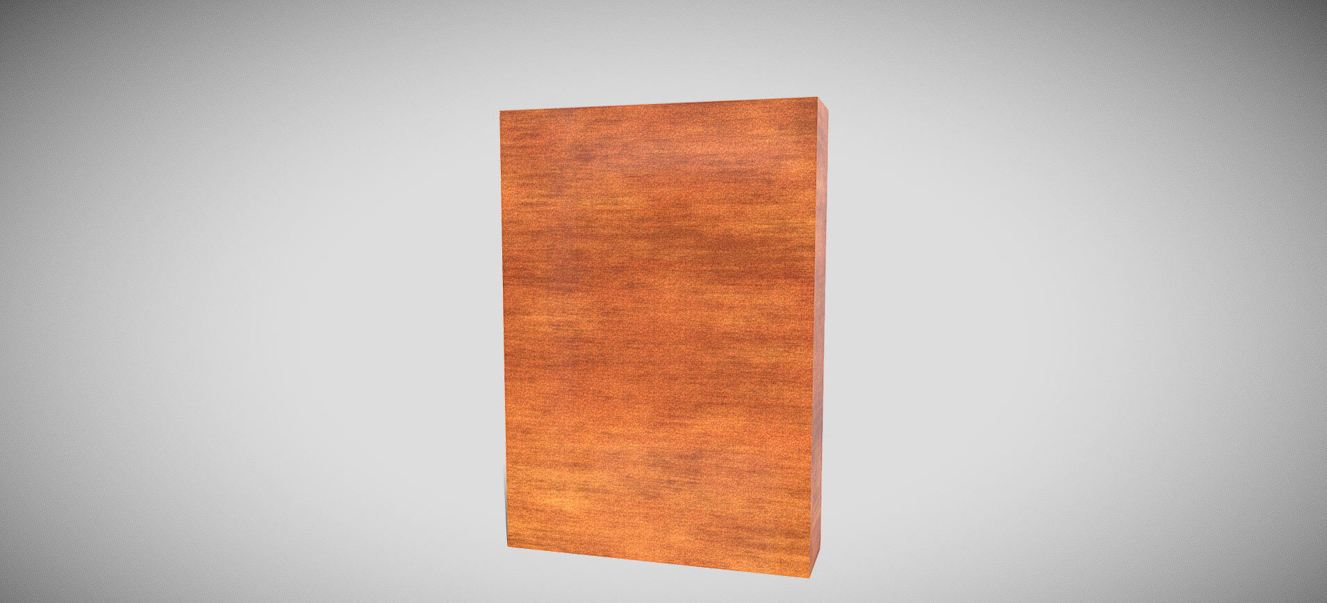 Wooden Showcase 3D model_5