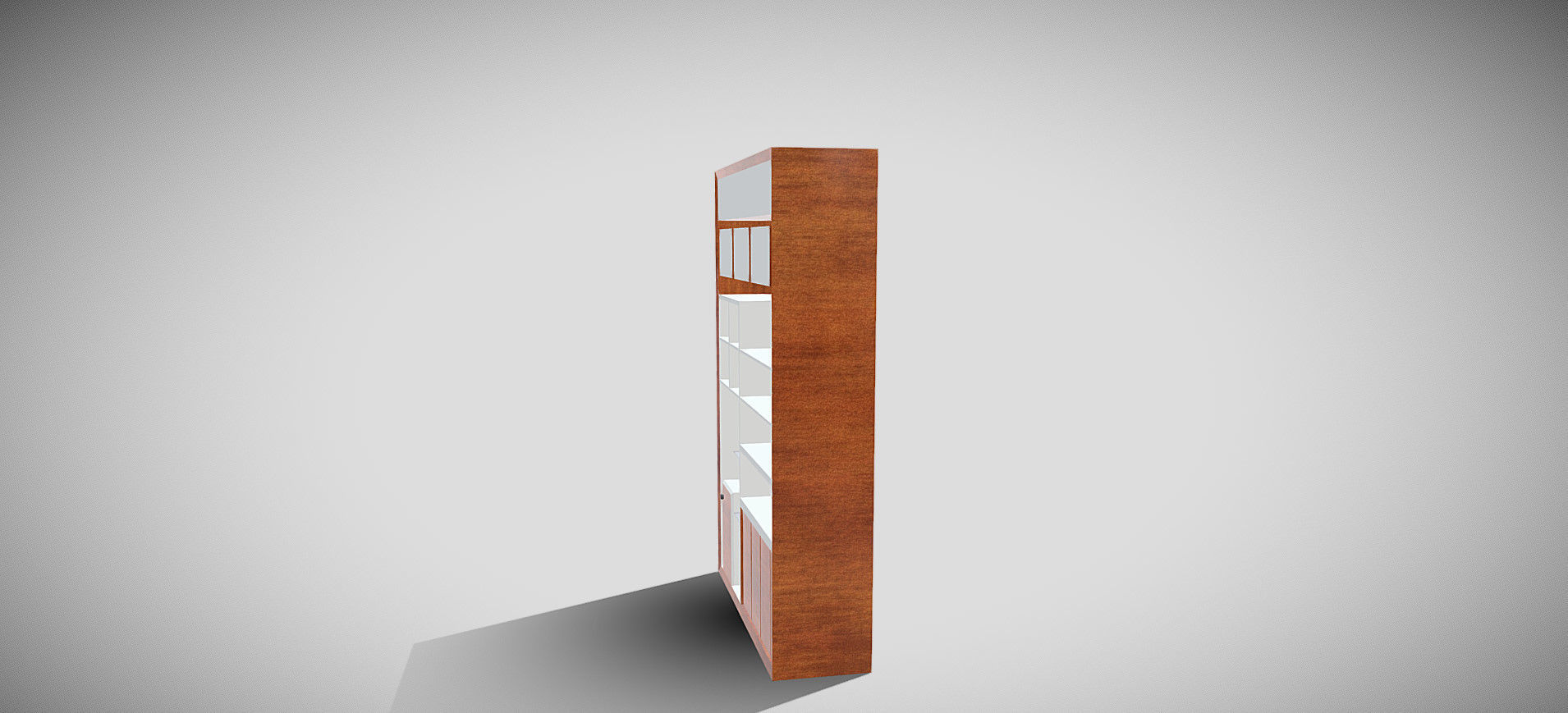 Wooden Showcase 3D model_67