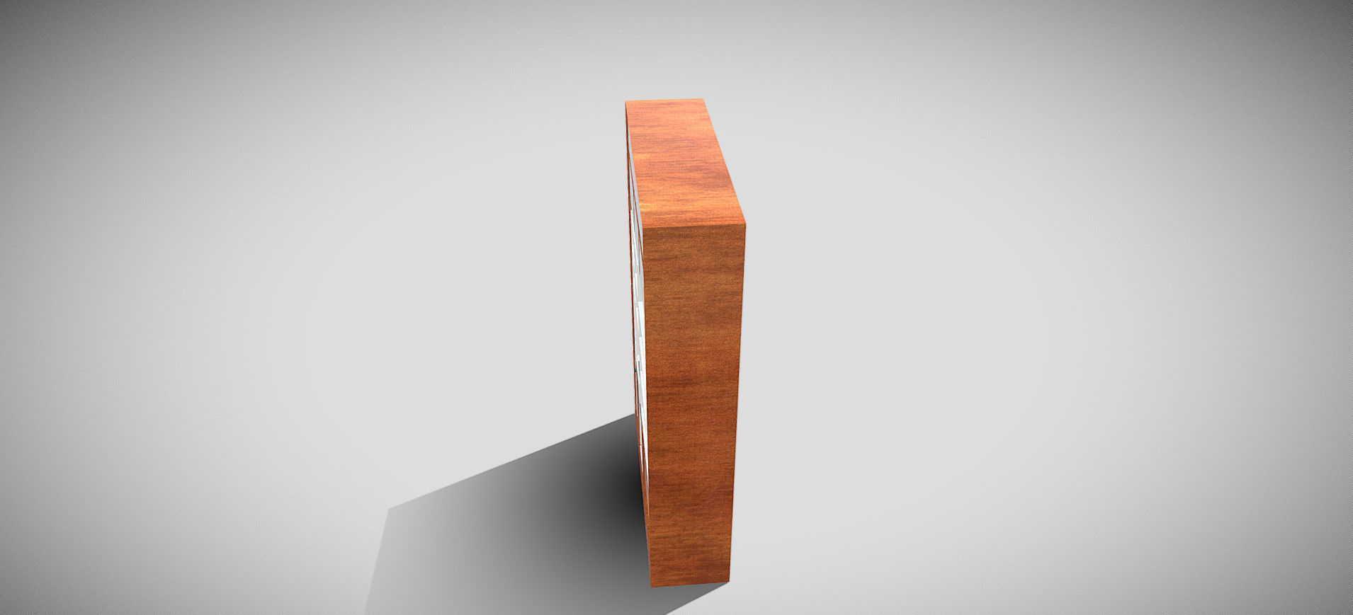 Wooden Showcase 3D model_28
