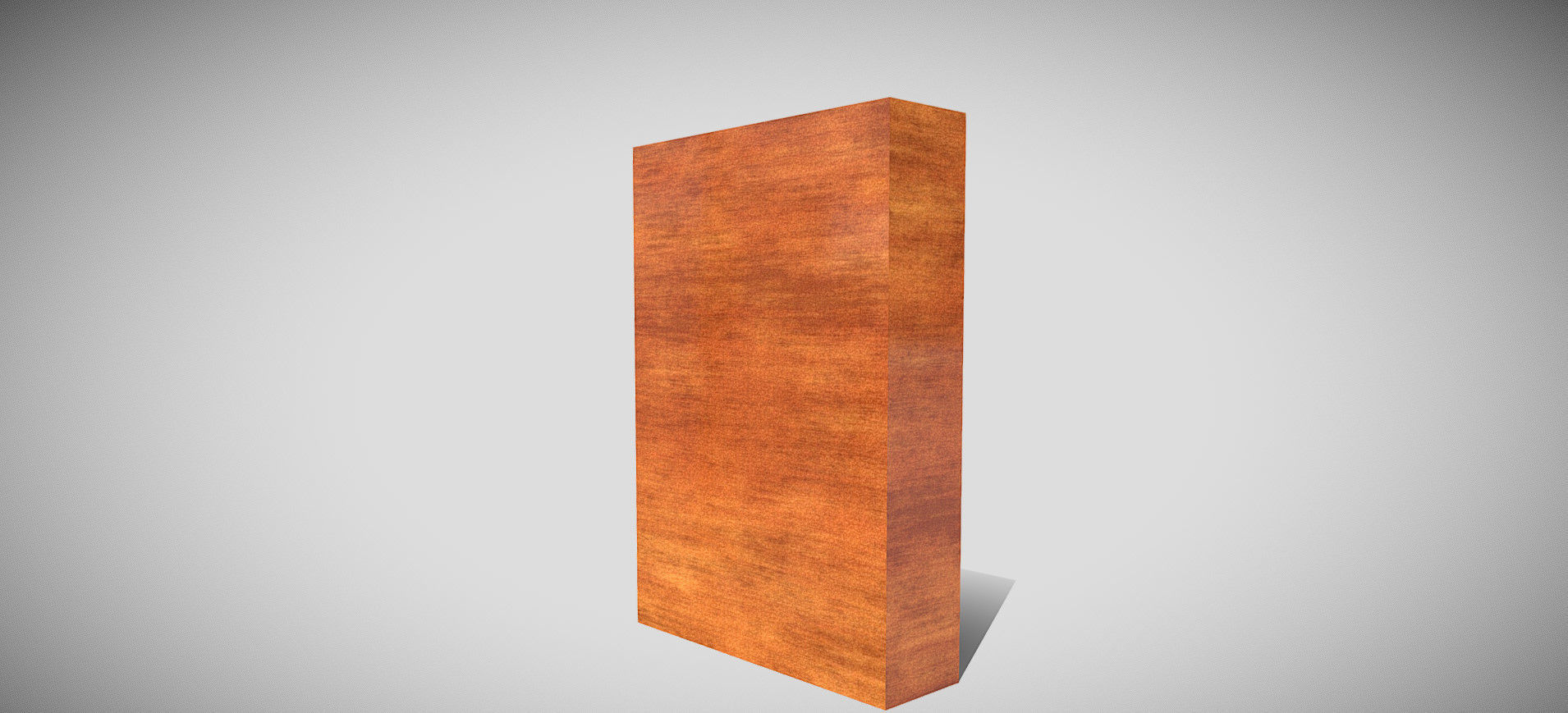 Wooden Showcase 3D model_6