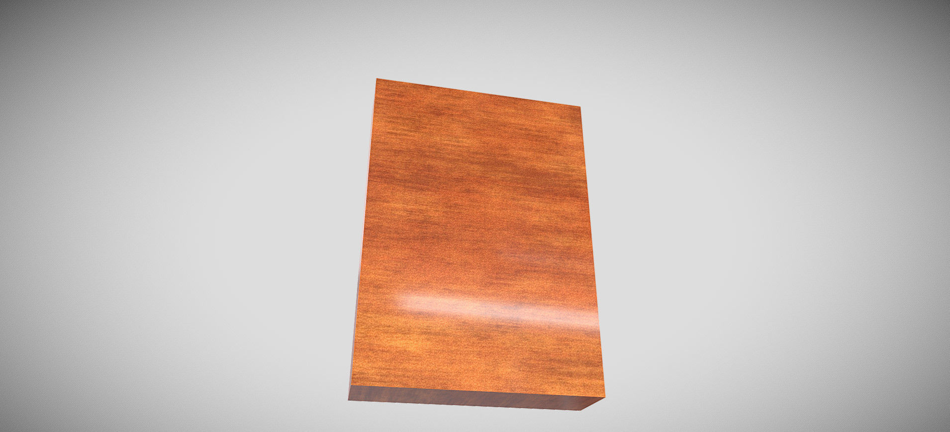 Wooden Showcase 3D model_16