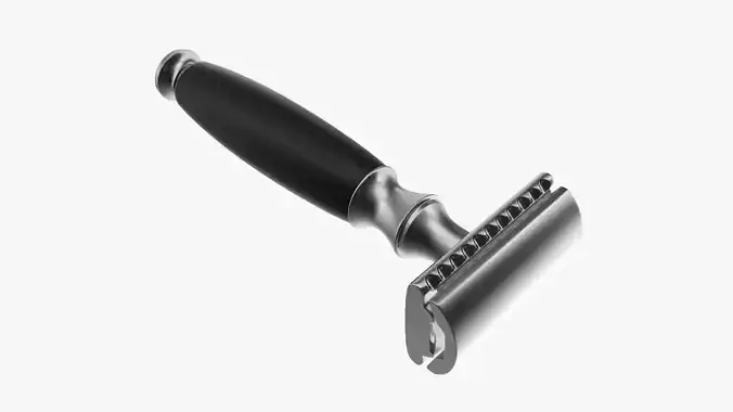 Shaving safety razor 3D model