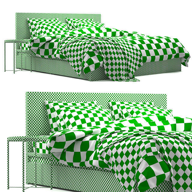 MALM Ikea 3D model_2