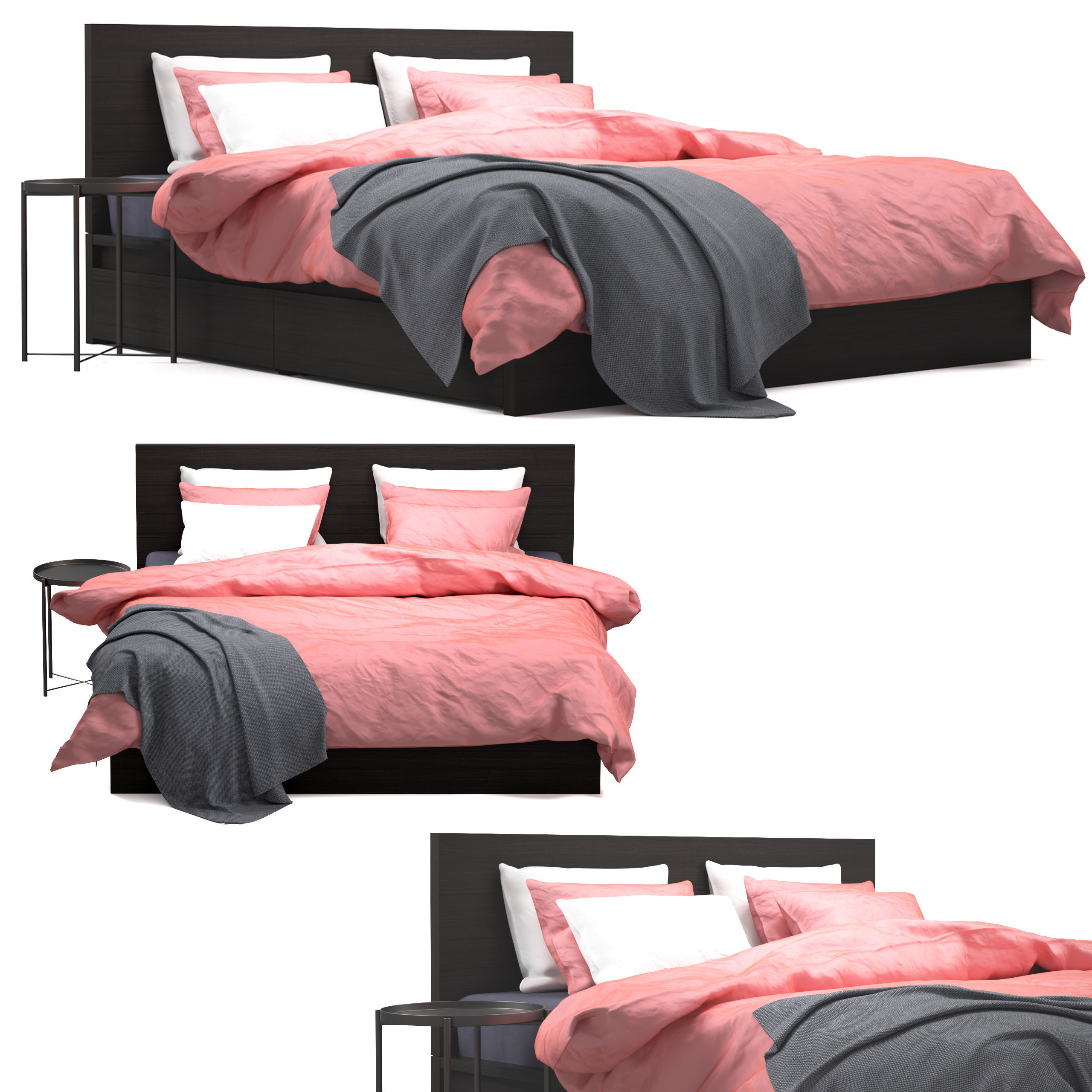 MALM Ikea 3D model_1