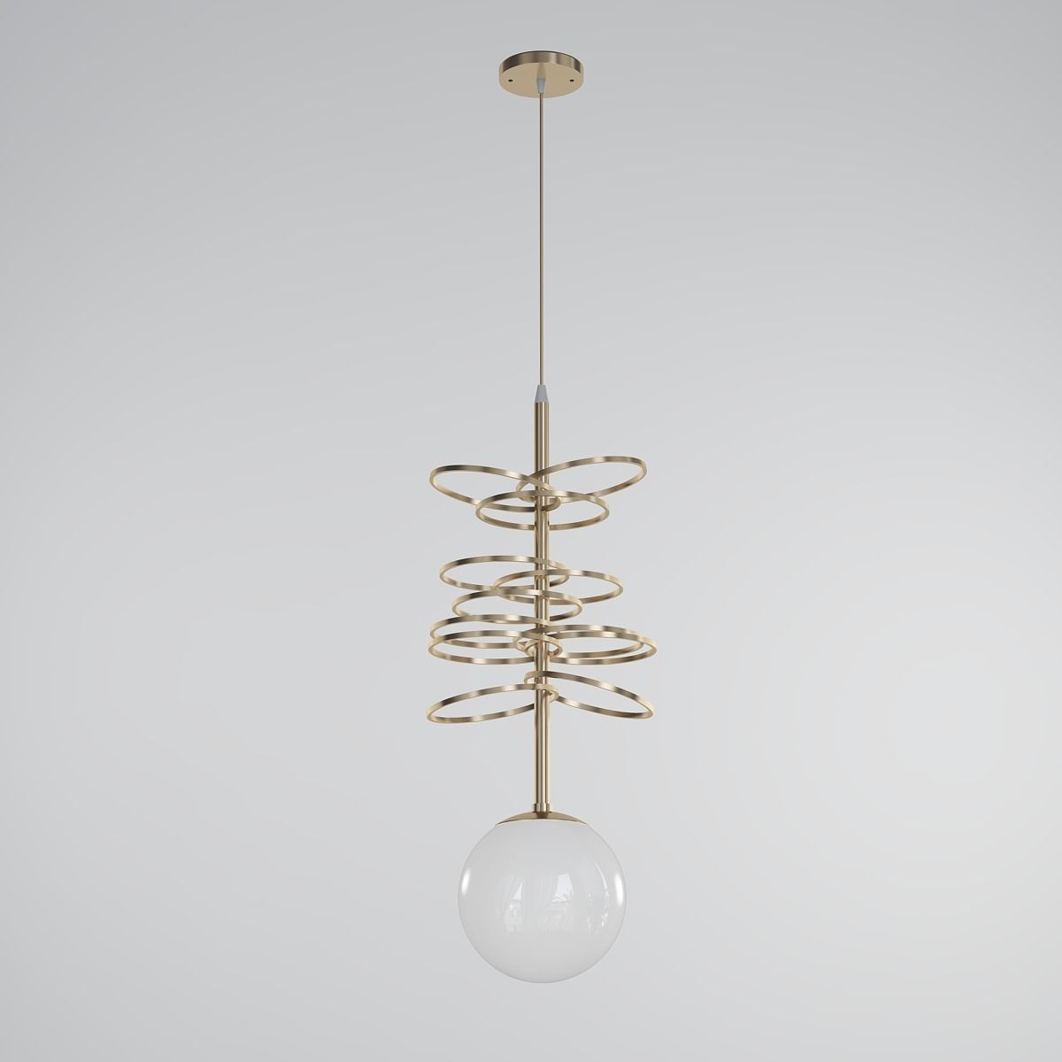 lace chandelier 3D model_3