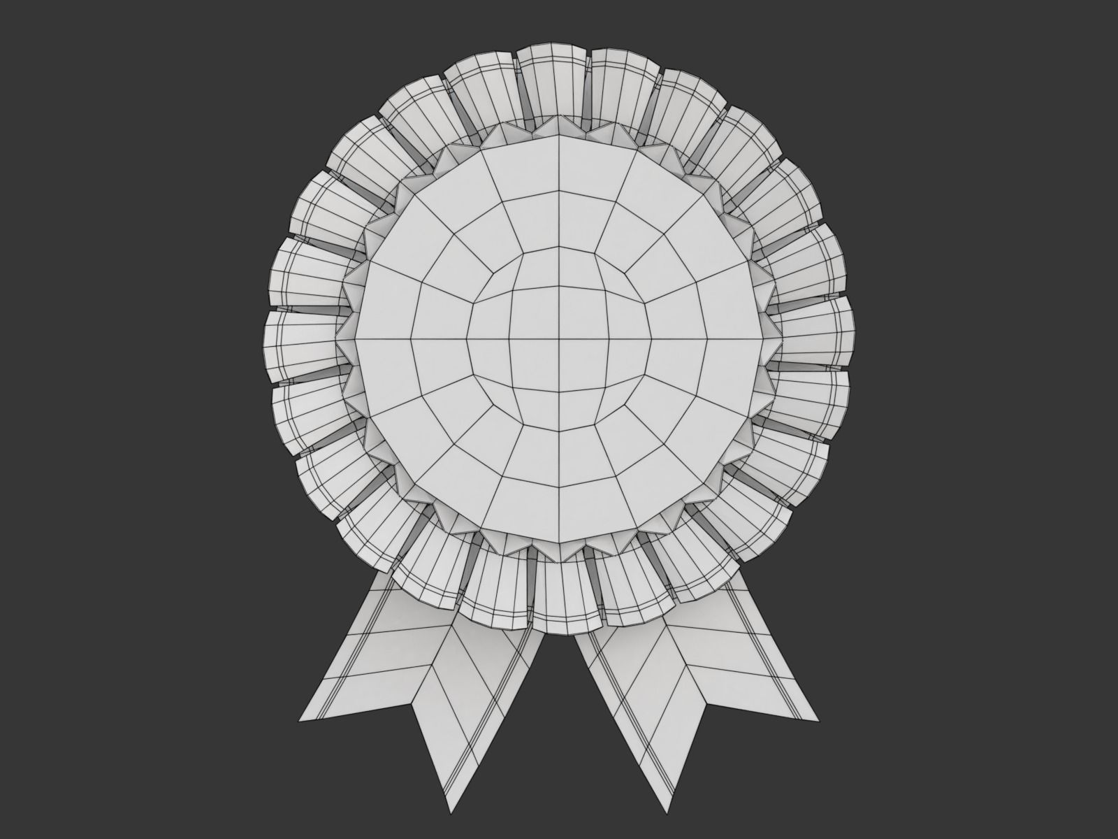 Award Rosette Model-1 3D model_11