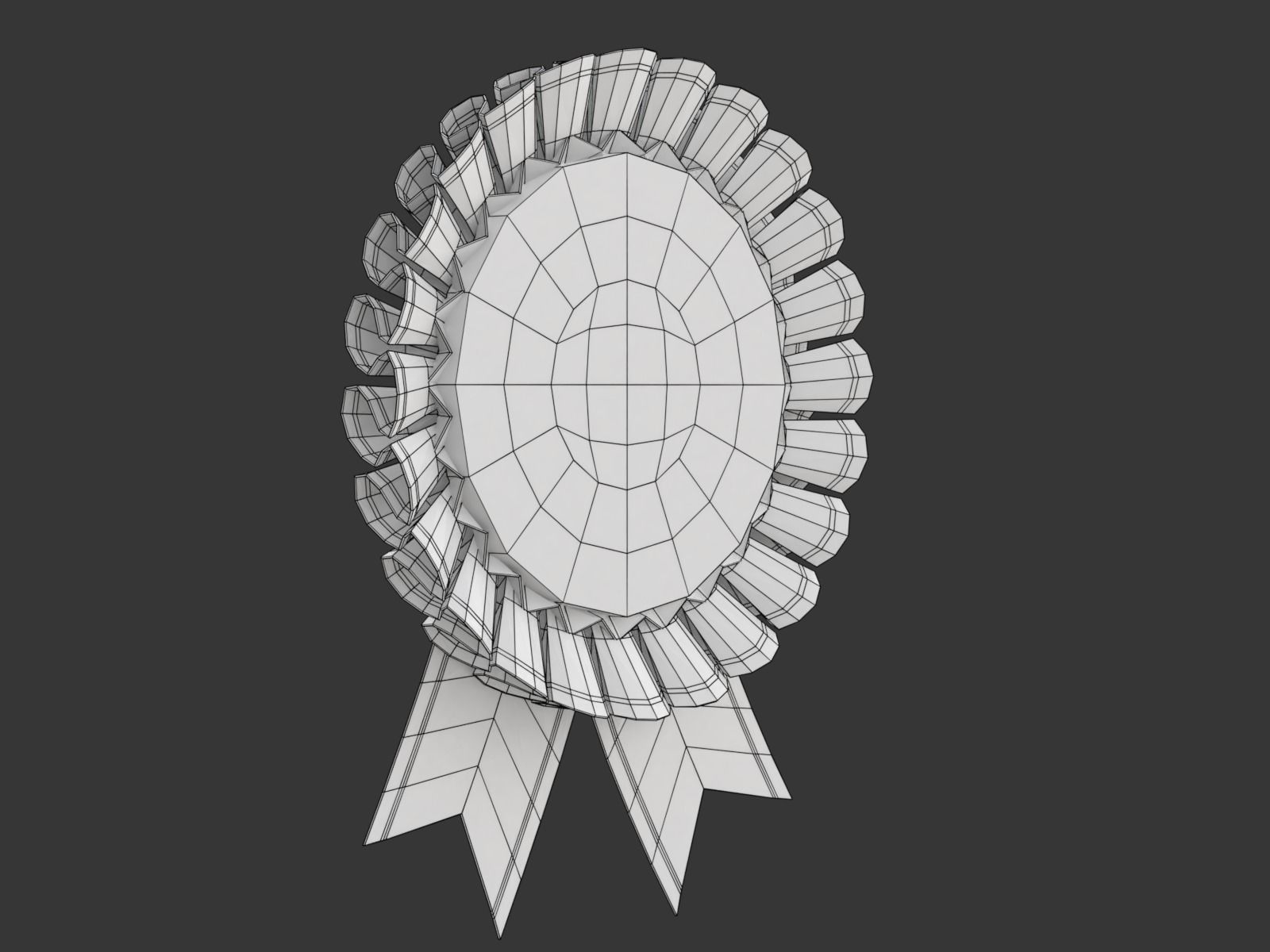 Award Rosette Model-1 3D model_12