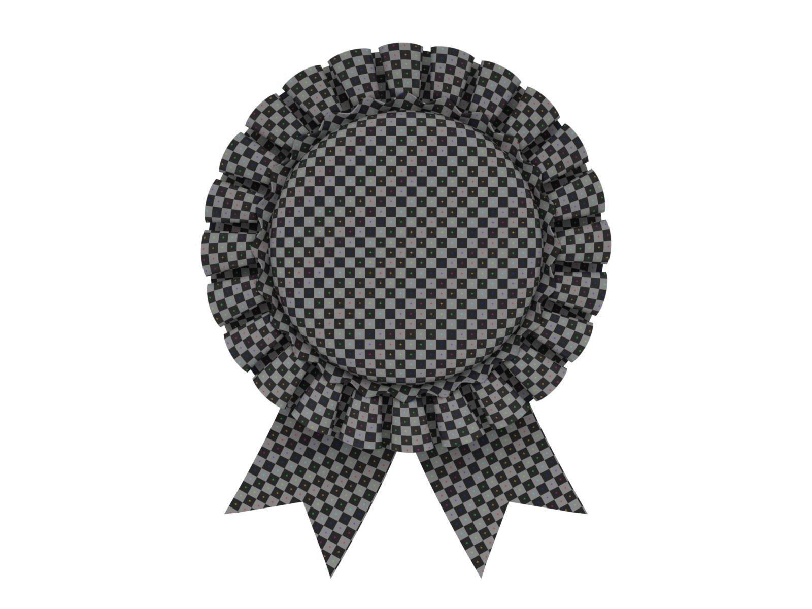 Award Rosette Model-1 3D model_5