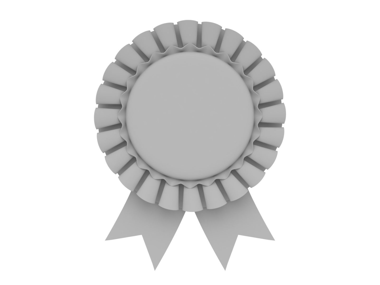 Award Rosette Model-1 3D model_7