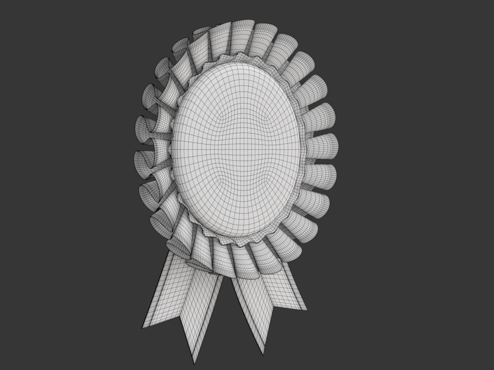 Award Rosette Model-1 3D model_14