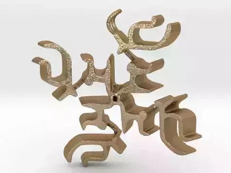 Gujarati Love 3D print model