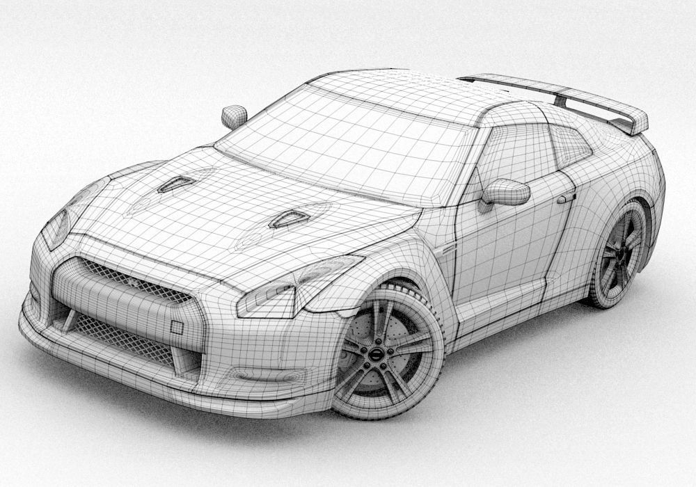 3D model Nissan Skyline GT-R 35 | CGTrader 3D model Nissan Skyline GT-R 35 | CGTrader