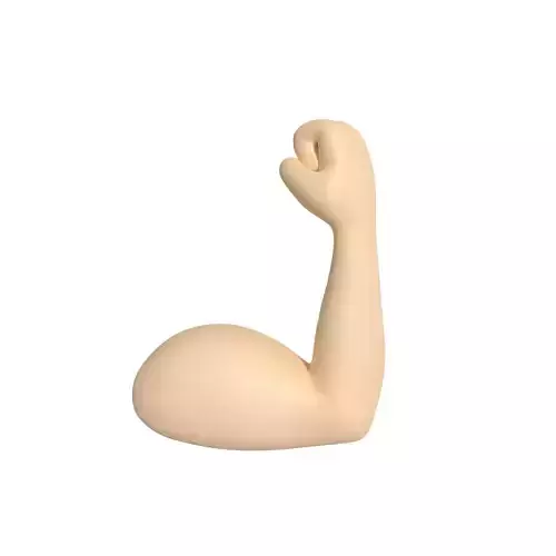 Cartoon Hand - Muscle Sign