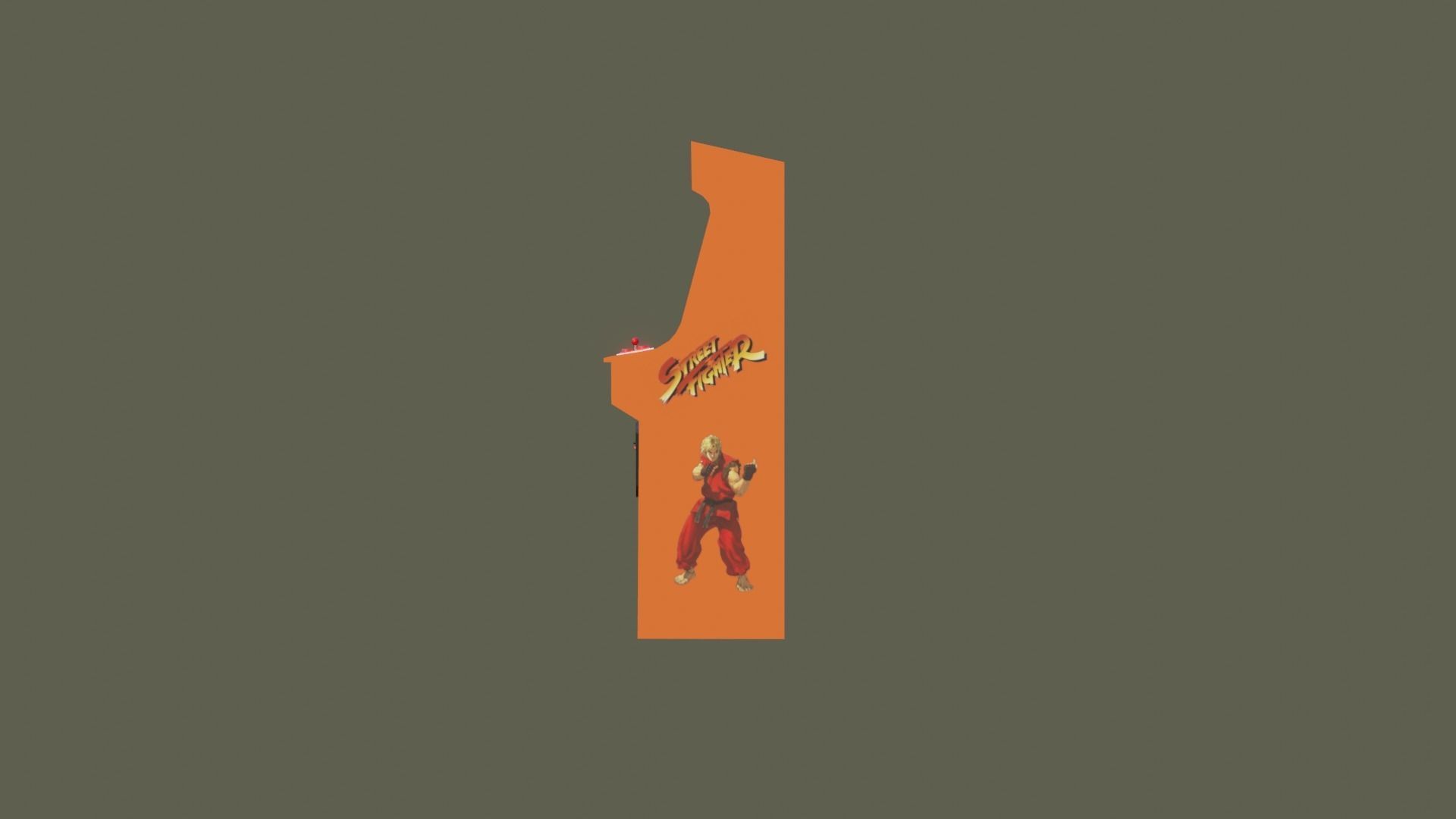 Arcade Game Street Fighter 3D print model_4