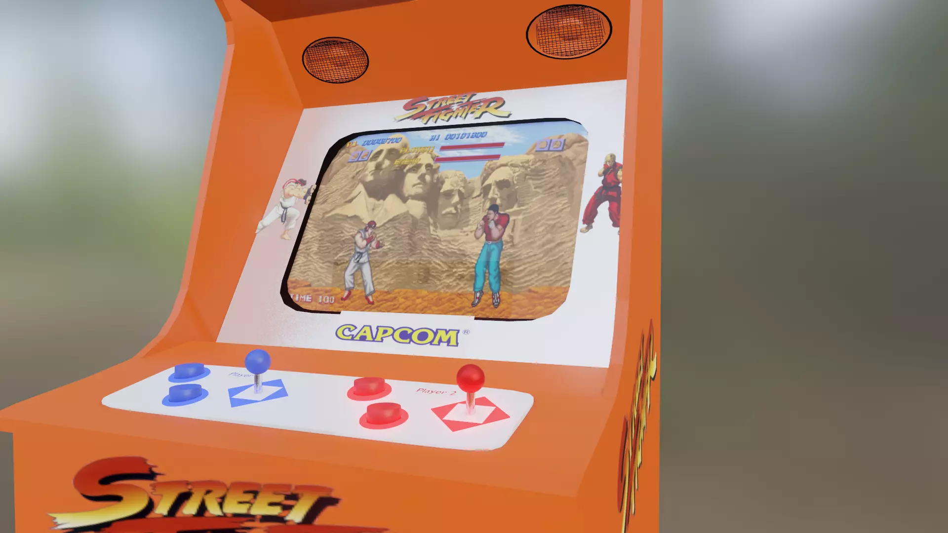 Arcade Game Street Fighter 3D print model_0