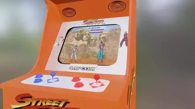 Arcade Game Street Fighter 3D print model