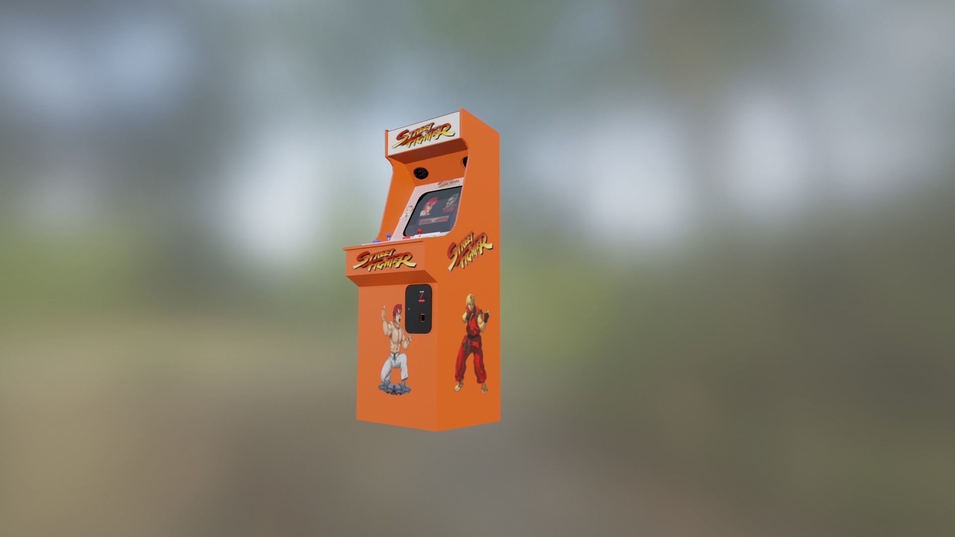 Arcade Game Street Fighter 3D print model_3